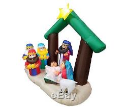 6 Foot Tall Christmas Inflatable Nativity Scene Indoor Outdoor Yard Decoration