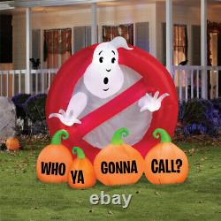 6' GHOSTBUSTERS LOGO WHO YA GONNA CALL Airblown Inflatable PRESALE