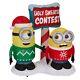 6' Minions Ugly Sweater Contest Airblown Lighted Yard Inflatable
