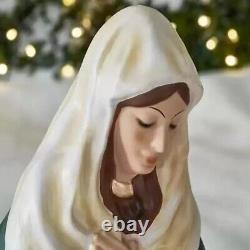 6 PC NATIVITY SCENE Blow Mold Yard Decoration 3 Ft High