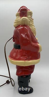 60's Vintage 17 Blow Mold Santa Claus, Electrified, Original Box, Union Products