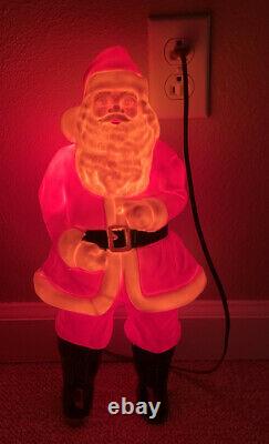 60's Vintage 17 Blow Mold Santa Claus, Electrified, Original Box, Union Products