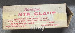 60's Vintage 17 Blow Mold Santa Claus, Electrified, Original Box, Union Products