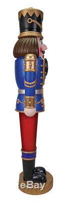 68 MUSICAL BLOW MOLD NUTCRACKER WITH LED LIGHTING Christmas