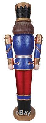68 MUSICAL BLOW MOLD NUTCRACKER WITH LED LIGHTING Christmas