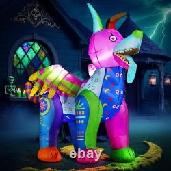 6FT Halloween Inflatable Día de Los Muertos Day of Dead Blow Up Yard Décor