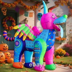 6FT Halloween Inflatable Día de Los Muertos Day of Dead Blow Up Yard Décor