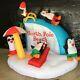 6ft Gemmy Airblown Inflatable Prototype Christmas North Pole Beach Scene #39589
