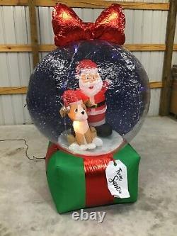 6ft Gemmy Airblown Inflatable Prototype Christmas Sparkle LED Globe #117344