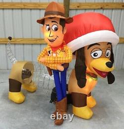 6ft Gemmy Airblown Inflatable Prototype Christmas Toy Story Woody Slinky #36388