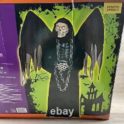 6ft LED Angel of Death Inflatable Gemmy Halloween Spooky Scary Reaper Animated