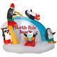 7.5 Ft Penguin Playing North Pole Beach Christmas Airblown Inflatable Decor Yard