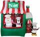 7.5' Ft Christmas Animated Santa Claus Cand Cane Taffy Shop Lighted Yard Decor