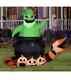 7.5 Ft Oogie Boogie In Cauldron With Orange Snake Halloween Yard Inflatable New