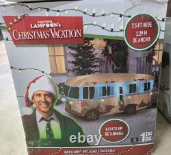 7.5ft Wide Christmas Vacation Uncle Eddie's RV Christmas Inflatable Gemmy W Box