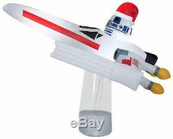 7' Christmas Airblown Star Wars R2-D2 in X-Wing Fighter Inflatable Yard Decor