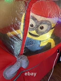 7' FT Minions Christmas Tree Car Airblown Inflatable Despicable Me Gemmy 7' FT Minions Christmas Tree Car Airblown Inflatable Despicable Me Gemmy