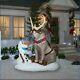 7 Ft Frozen Olaf And Sven Christmas Airblown Lighted Yard Inflatable