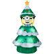 7-ft Gemmy Lighted Minion Christmas Tree Animatronic Airblown Inflatable Outdoor