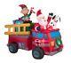 7 Ft Santa's Fire Truck Christmas Airblown Lighted Yard Inflatable Pre-order