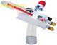7 Ft Star Wars R2d2 In X-wing Tie Fighter Airblown Lighted Yard Inflatable
