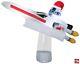 7' Gemmy Airblown Inflatable Star Wars R2d2 X-wing Fighter Christmas Yard Decor