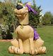 7' Scooby Doo Gemmy Lighted Airblown Inflatable Haunted Halloween Blow Up With Box