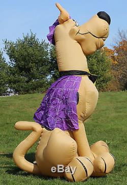 7' Scooby Doo Gemmy Lighted Airblown Inflatable Haunted Halloween Blow Up with Box