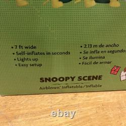 7 ft. NEW Snoopy Pulling Tree Woodstock Scene Christmas Airblown Inflatable 7 ft. NEW Snoopy Pulling Tree Woodstock Scene Christmas Airblown Inflatable