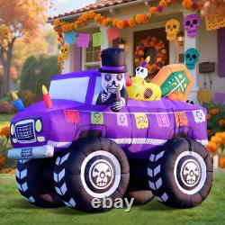 7FT Halloween Inflatable Blow up Decorations, Dia De Los Muertos Day of Dead Cat 7FT Halloween Inflatable Blow up Decorations, Dia De Los Muertos Day of Dead Cat