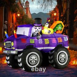 7FT Halloween Inflatable Blow up Decorations, Dia De Los Muertos Day of Dead Cat 7FT Halloween Inflatable Blow up Decorations, Dia De Los Muertos Day of Dead Cat