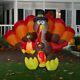 8.5 Ft Giant Thanksgiving Turkey Family Airblown Lighted Yard Inflatable