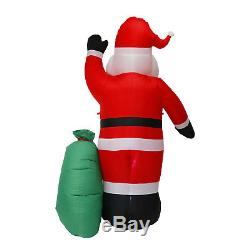 8 FT Christmas Inflatable Santa Claus Air Blown Yard Decoration