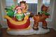 8 Ft Disney Toy Story Sleigh Airblown Yard Inflatable Woody Buzz Lightyear Gemmy