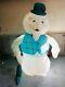 8-foot Sam The Snowman Inflatable Rudolph The Reindeer Gemmy Christmas Used Read