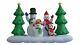 8 Foot Wide Christmas Inflatable Snowman Penguin Tree Air Blown Yard Decoration