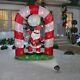 8 Ft Christmas Animated Disco Santa Claus Airblown Inflatable Yard Decor Lighted