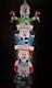 8 Ft Inflatable Snowman Stack 12 Led Bulbs Outdoor Lighted Christmas Decoration