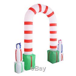 8 Ft Waterproof Inflatable Santa Arch Christmas Decoration Outdoor Lawn Yard Art