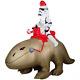 8' Gemmy Airblown Inflatable Disney Star Wars Storm Trooper Riding A Dewback Nib