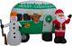 8' Santa Snowman Camper Inflatable Outdoor Yard Christmas Decor Bass Pro Shops