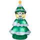 84-inch Animated Minion Poping Out Of Christmas Tree Yard Decoration By Gemmy