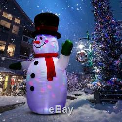 8FT Inflatable Snowman For Christmas And New Year Home Indoor Outdoor Decoration