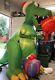 8ft Animated Christmas Dragon Swirling Light Gemmy Airblown Inflatable Decor