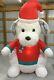 8ft Gemmy Airblown Inflatable Prototype Christmas Fuzzy Plush Dog #112257
