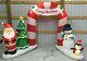 8ft Gemmy Airblown Inflatable Prototype Christmas Santa And Friends Arch #112232