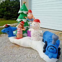 9.5 ft Island of Misfit Toys Scene Christmas inflatable 9.5 ft Island of Misfit Toys Scene Christmas inflatable