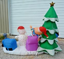9.5 ft Island of Misfit Toys Scene Christmas inflatable 9.5 ft Island of Misfit Toys Scene Christmas inflatable