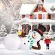 9.8 Ft Inflatable Lighted Snowman Yard Decoration Christmas Blow Up Party Decor