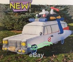 9' Air Blown Ghostbusters Ecto-1 Inflatable Yard Decoration 35189